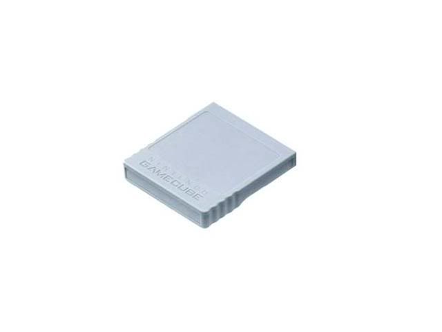 The GameCube Memory Card 59 is really small--about the size and weight of a 