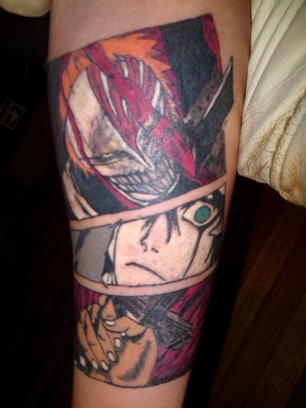 here are my bleach tattoos!