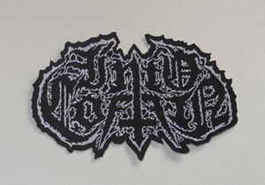 into coffin logo patch