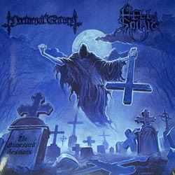 nocturnal graves hell spirit split album cover