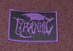 tyrannic logo woven patch