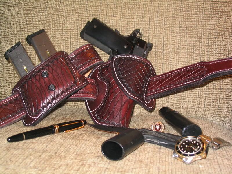 Tapered Gun Belts - Tucker Gunleather Store