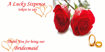 everyone who plays a part in your special day mounted on a fold