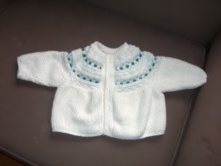 Finished Baby Sweater