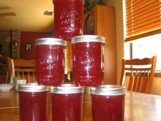 six pints of jam