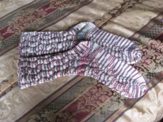 Lorna's Laces Christmas Socks