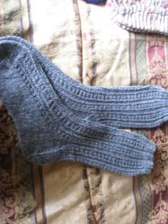 Gray Mens Socks