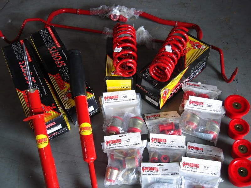 Pedders Track II Suspension Kit has arrived!!! Step by Step Details