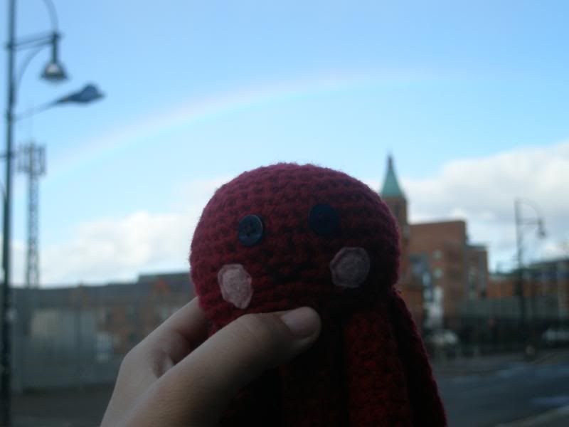 ottoandrainbow Otto and a RAINBOW!