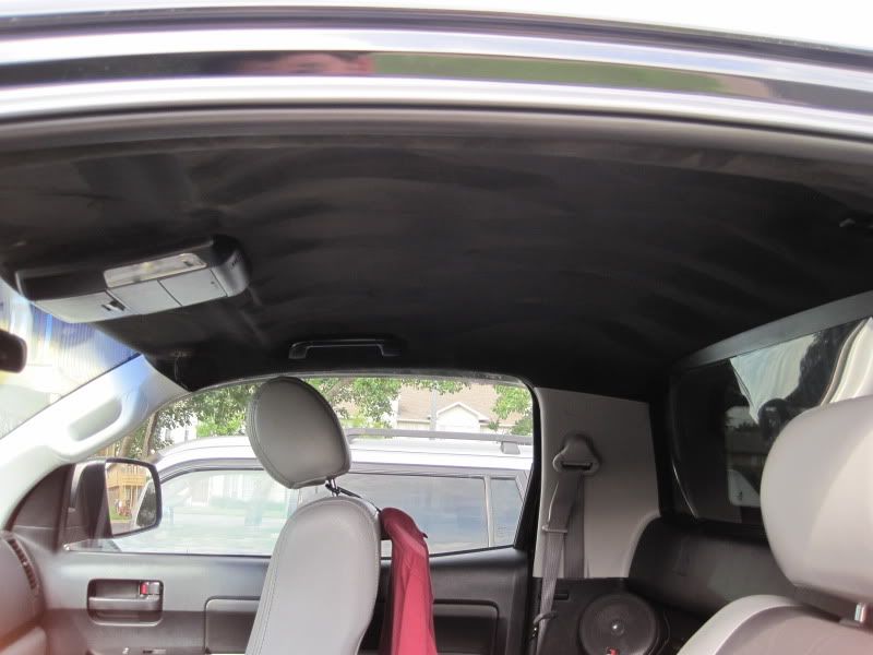 New Headliner and custom speaker pods Toyota Tundra