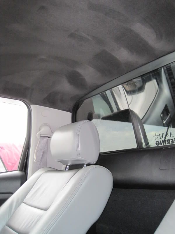 New Headliner and custom speaker pods Toyota Tundra