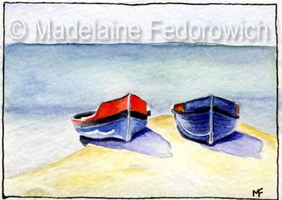At the Beach ACEO