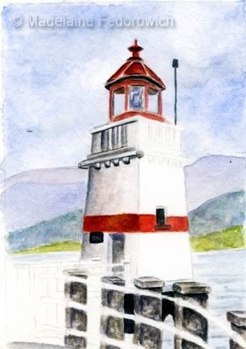 Lighthouse ACEO