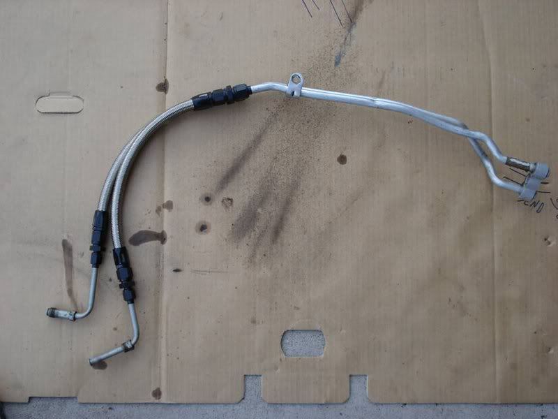 Replacing the leaking crimpon connectors for oil and trans cooler