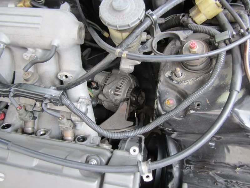 Honda crx alternator removal
