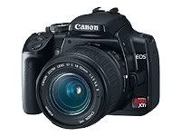 Canon  - EOS Rebel XTI Black SLR Digital Camera with EF-S 18-55mm Lens Pictures, Images and Photos