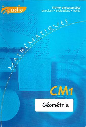 Couverture Telecharger Fichier Mathématiques Géométrie CM1 format PDF