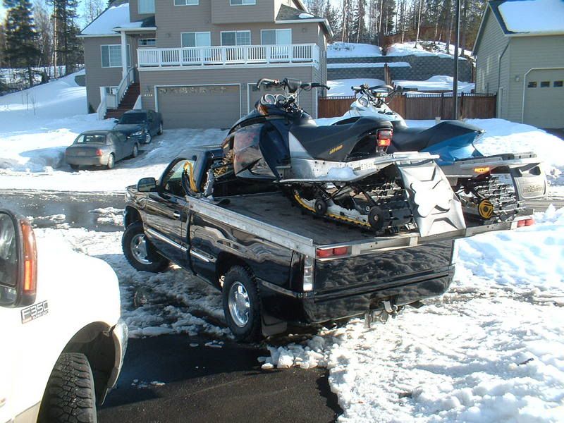 Hauling sled in your truck bed? SkiDoo Snowmobiles Forum