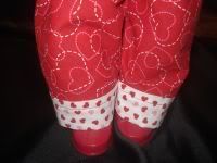 Hearts A-Flutter Dolly Pants - Optional matching "big girl" pants YPS