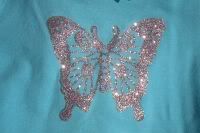 2T Sparkly Butterfly Shirt