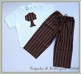 Striped Drawstring Pant/Tee BOYS Set~NB- 10 Years!