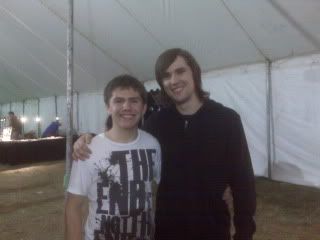 Dalton with Tim Skipper from House of Heroes
