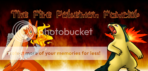 The Fire Pokemons Fan Club!