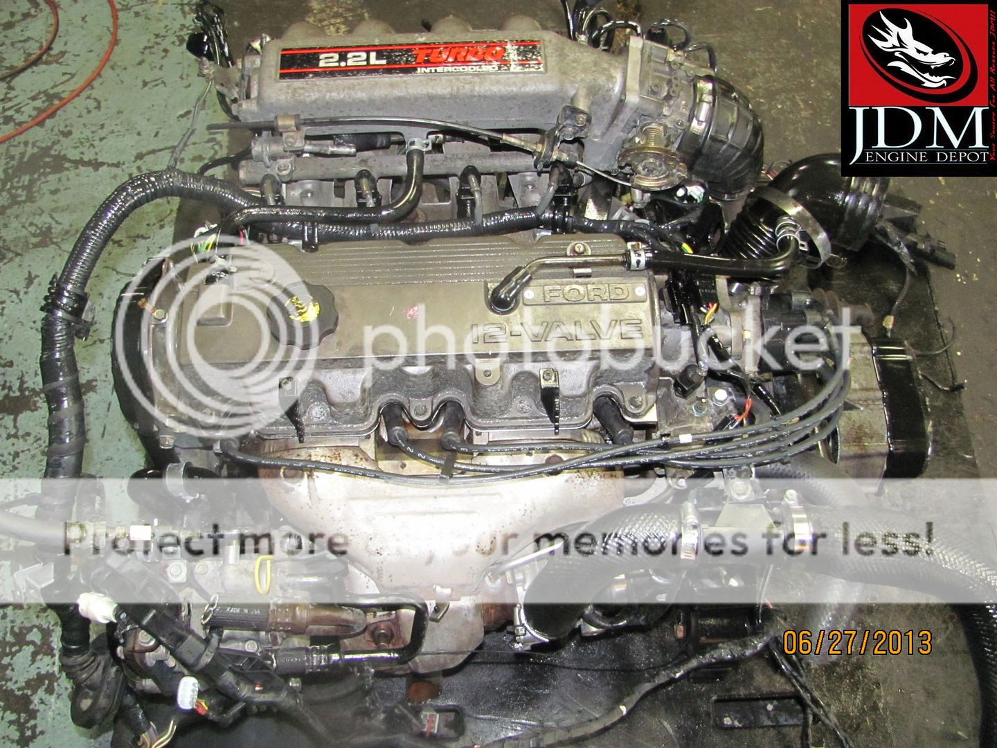 88 92 Mazda 626 MX6 GT Ford Probe 2 2L SOHC Turbo Engine Trans ECU JDM F2T F2