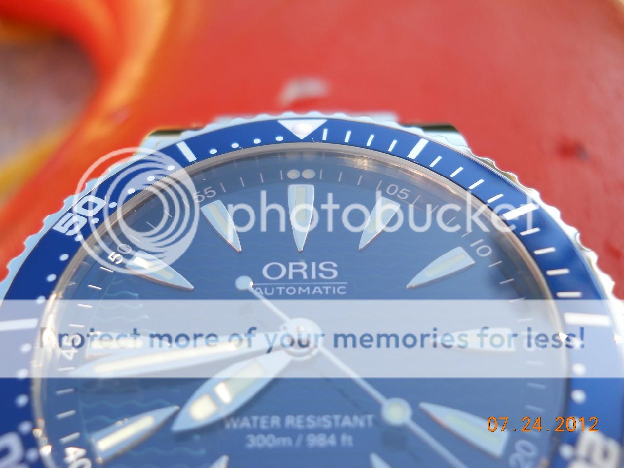 Sold Oris Diver Tt1 Blue Dial Automatic 44mm Ss Bracelet Must See