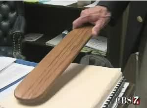 Texas school paddle