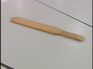 School punishment paddle