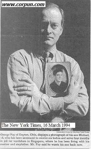 Michael Fay's biological father, George Fay