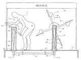 Patent design for self-kicking machine - CLICK FOR FULL SIZE - image opens in a new window