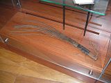 Leather whip at Hyde Park Barracks Museum - Click to enlarge