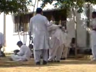 Schoolyard caning in Pakistan