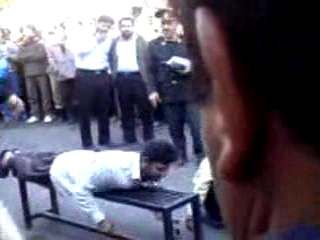 Public flogging in Iran
