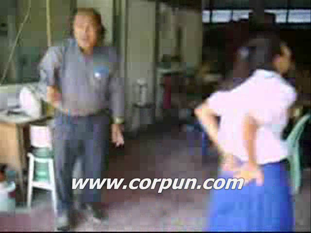 Teacher canes schoolgirl