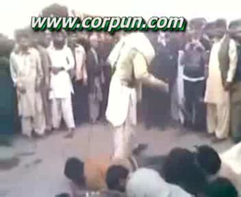 Youths flogged in the street