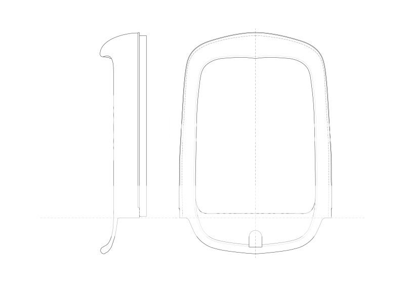 Dimensions of 32 ford grille shell #1