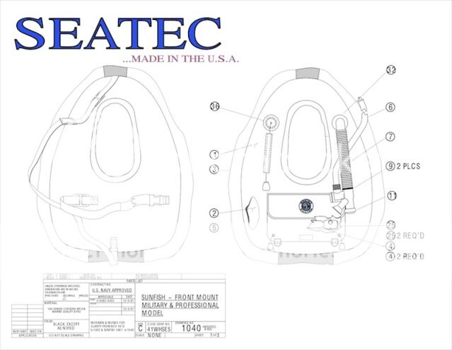 New/vintage Seatec Sunfish BCD | Vintage Scuba Diving Community Forum