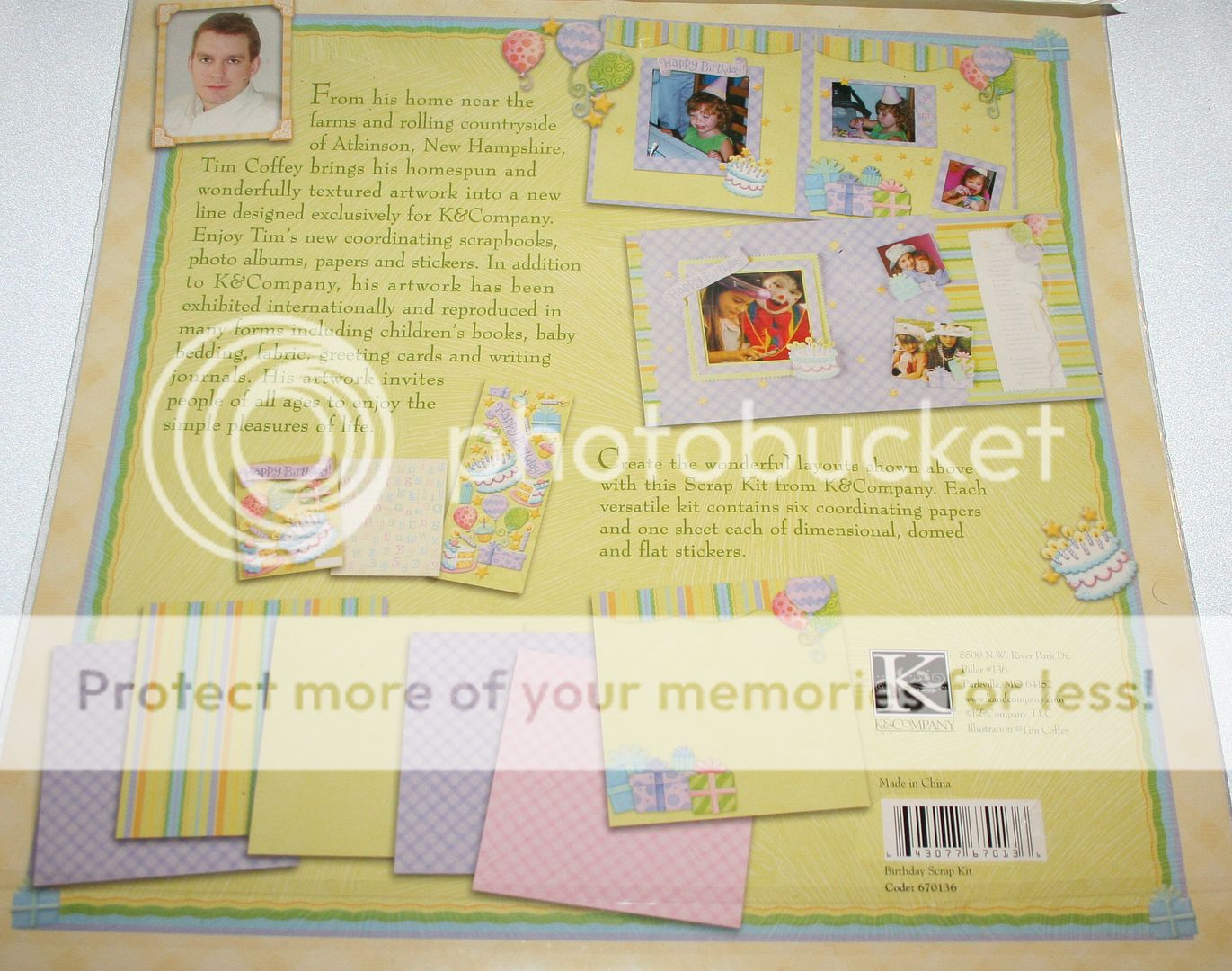 Company BIRTHDAY 12x12 Scrapbook Kit Scrapbooking  