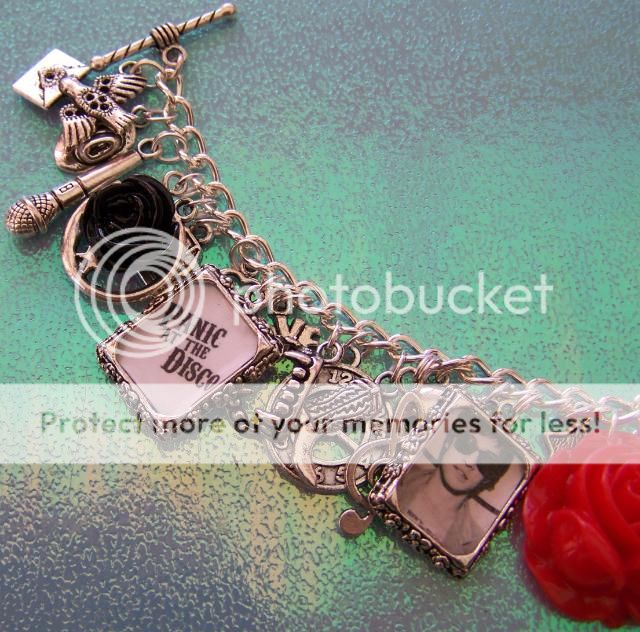 Brendon Urie Themed Charm Bracelet Handmade By Tattoo.Heroine